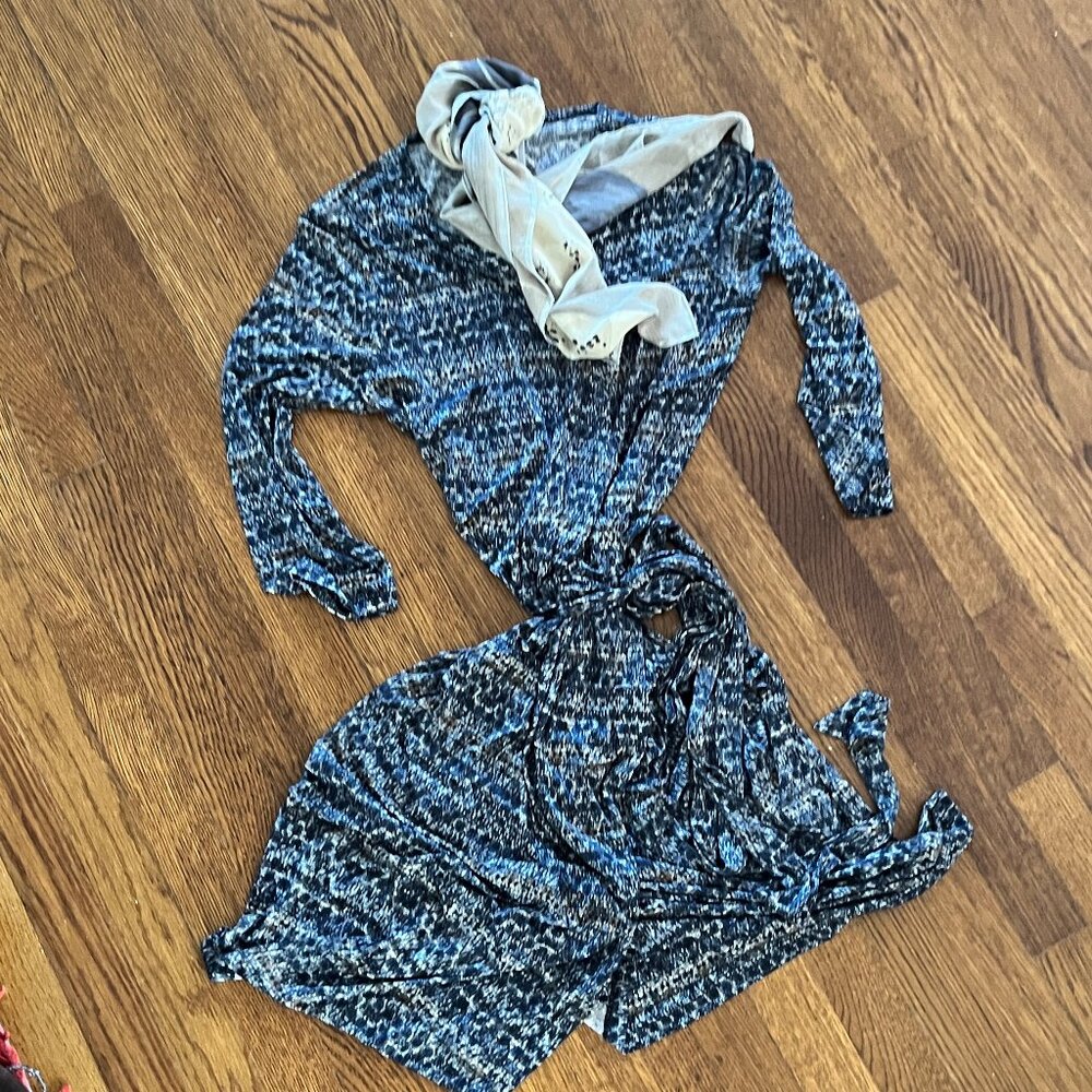 Drapey Soft Wrap Dress - XL - Kulayan - USA Brand Made in the Philippines - EUC - Picture 2 of 9